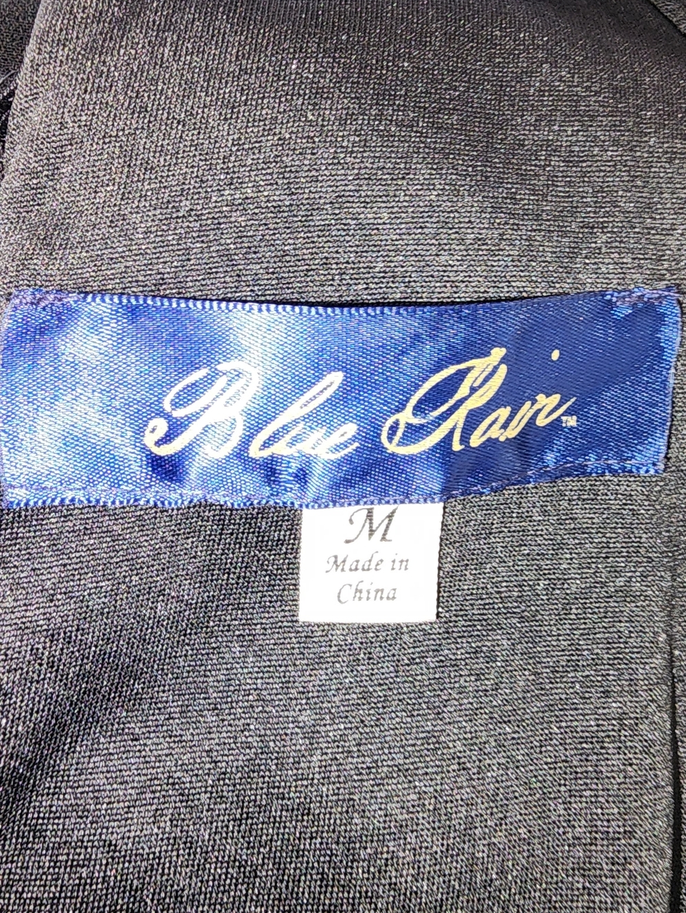Blue Rain Dress Halter Style Crochet Waist Black Size M - Picture 9 of 13